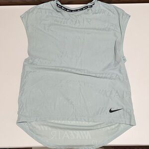 Nike Women's Light Blue Muscle Tee